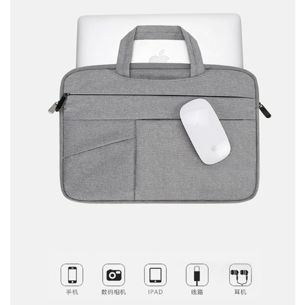 Túi chống sốc Laptop Macbook cao cấp 13 13,3 14 15 inch (quai xách)