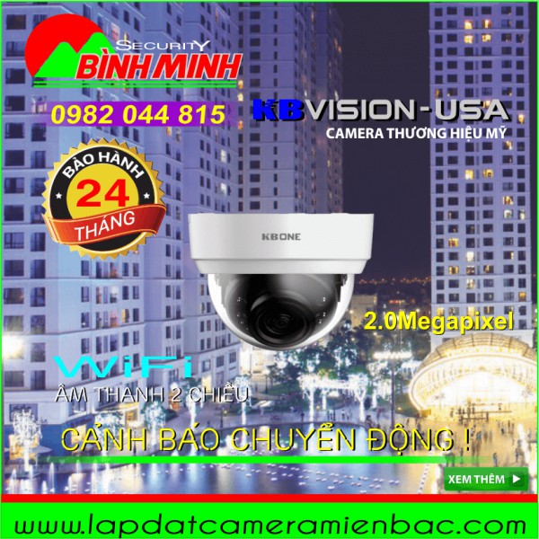 CAMERA WIFI KBVISION KN-2002WN