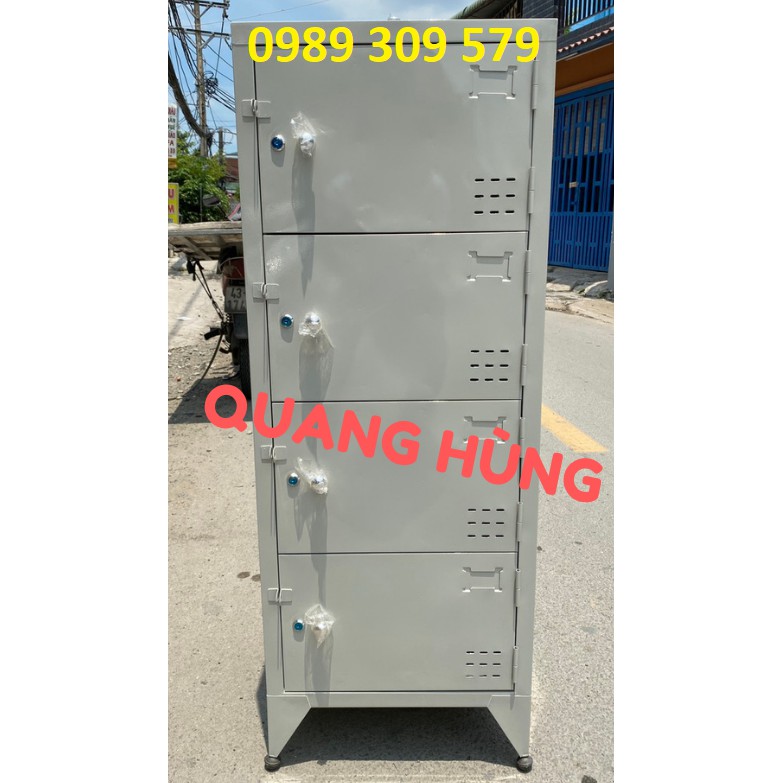 TỦ HỒ SƠ LOCKER 4 TẦNG TĨNH ĐIỆN CAO CẤP HCM