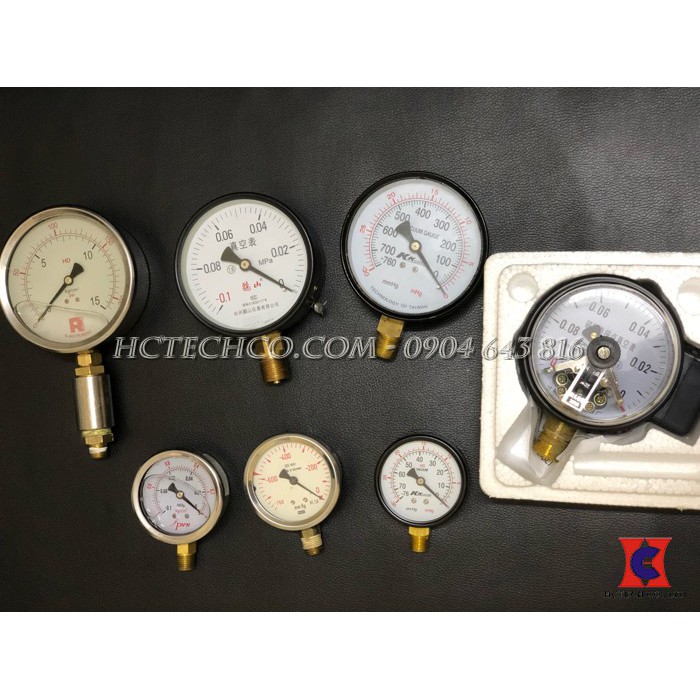 Đồng hồ đo áp suất chân không ngâm dầu