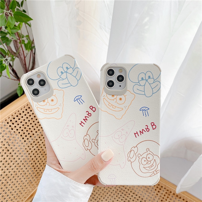 Ốp iphone - Ốp lưng da Auto Focus 4 góc Bọt biển hmbb 7/8/7plus/8plus/x/xs/xsmax/11/11pro max - Awifi Case | BigBuy360 - bigbuy360.vn