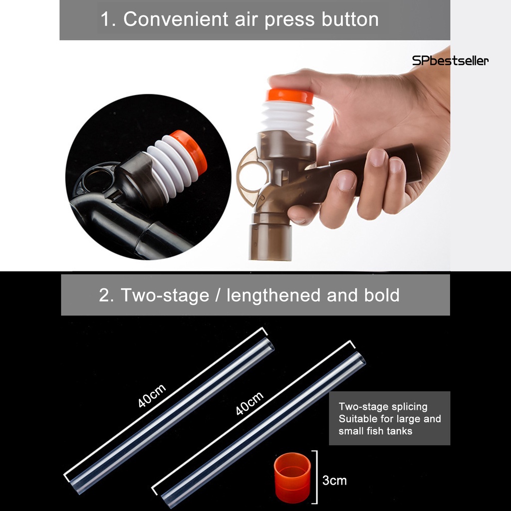 1 Bộ Dụng Cụ Thay Nước Vệ Sinh Bể Cá Chuyên Nghiệp