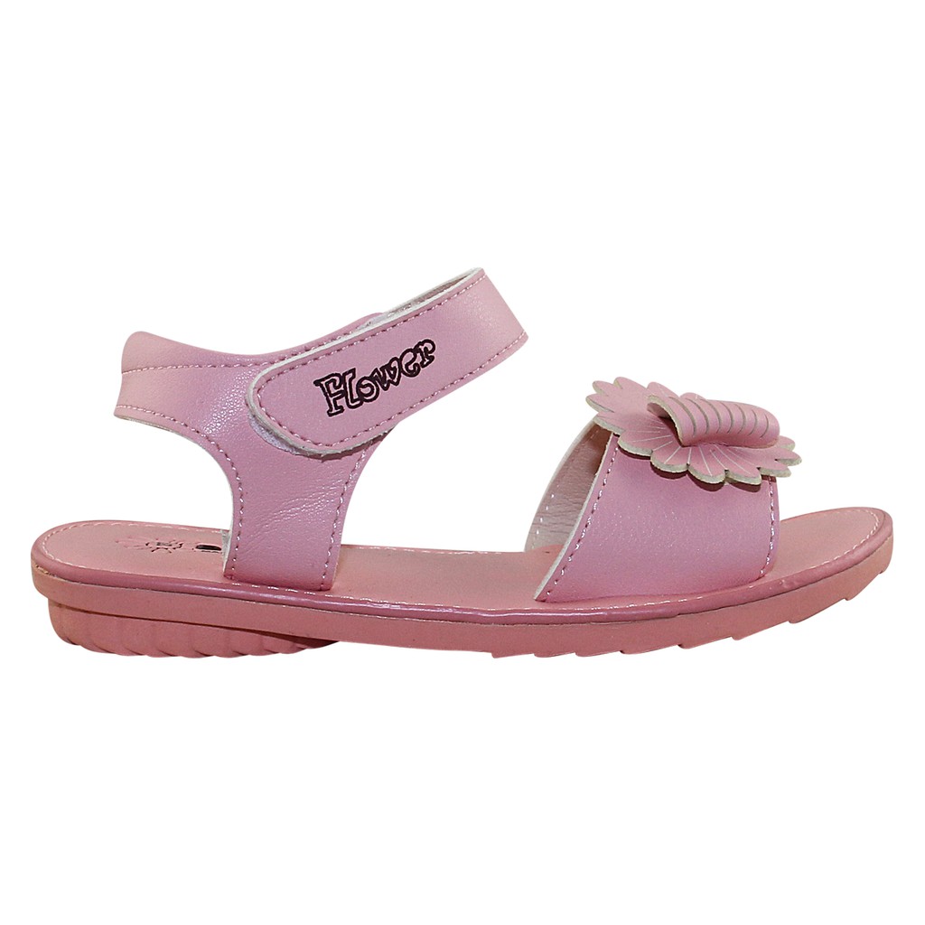 Sandal bé gái - SOB.248 Màu hồng - đế bằng