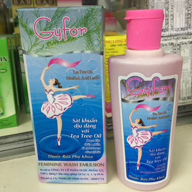 Dung dịch vệ sinh phụ nữ Gyfor