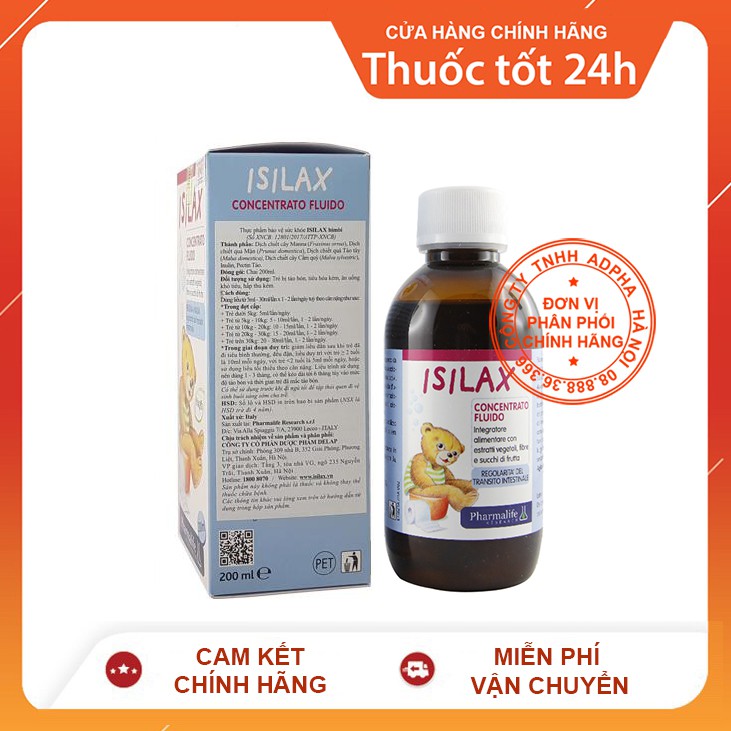 ISILAX BIMBI - Thảo dược Châu Âu chống táo bón trẻ nhỏ