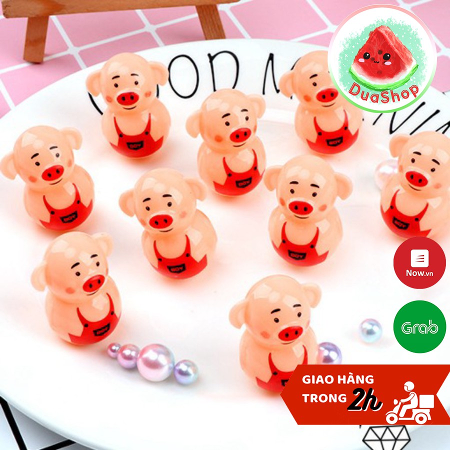 Lật đật mini hình lợn con 2*3cm - Đồ Chơi Lợn Con Lắc Lư Đáng Yêu 🍉Duashop🍉