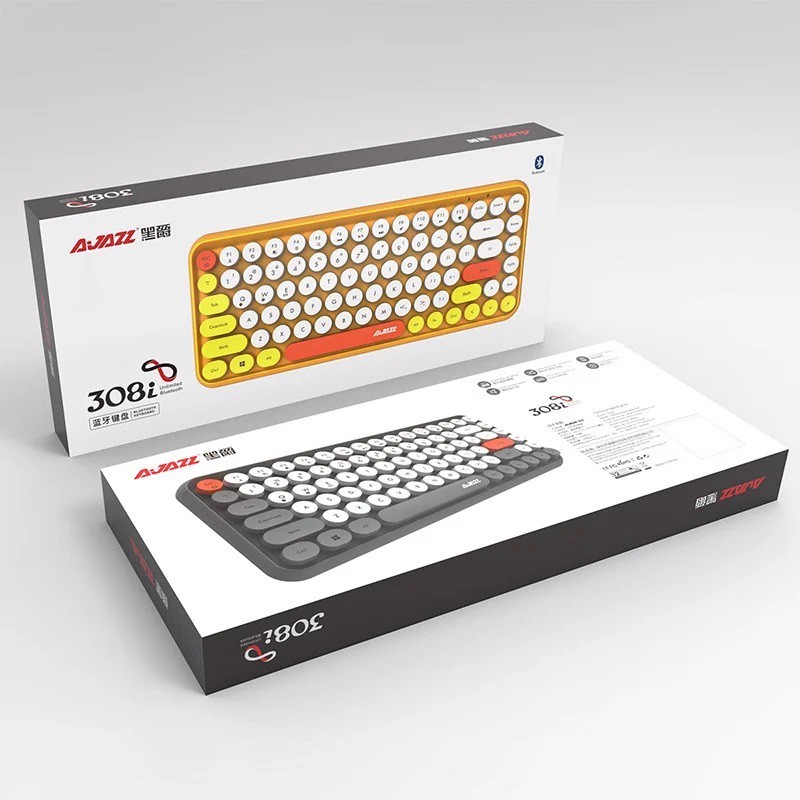 Bàn Phím Máy Tính  Bluetooth Phong Cách Ajazz – Wireless Keyboard 308i