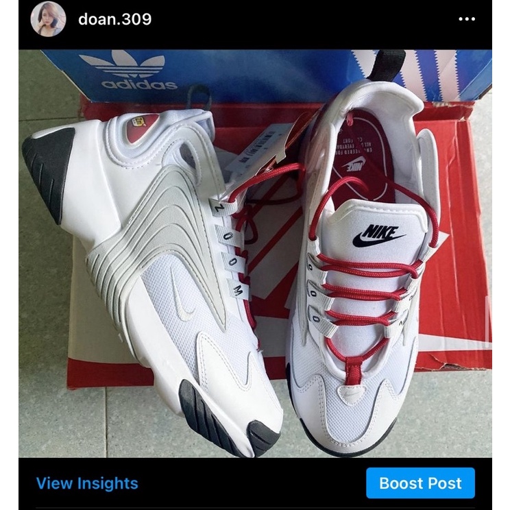 Pass Giày Nike zoom 2k auth used 99% sz37