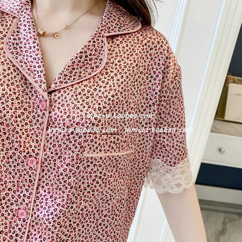 Bộ đồ ngủ Pijama báo hồng lụa cao cấp MIA BRA M16 | BigBuy360 - bigbuy360.vn