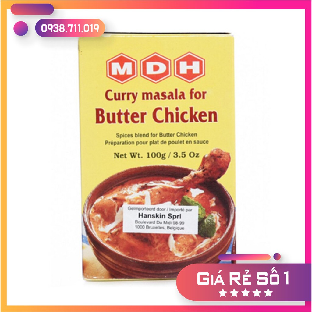 Bột Gia Vị Ấn Độ Curry masala for Butter Chicken 100gr