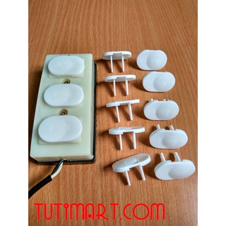 Combo 10 nút bịt ổ điện 2 chân