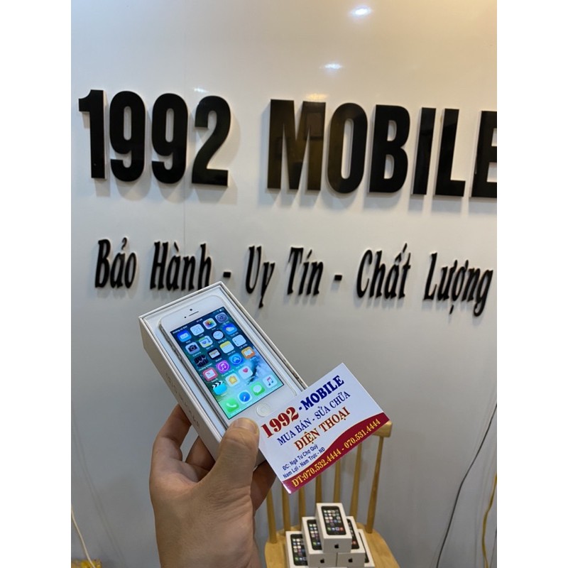 (𝐈𝐏𝐇𝐎𝐍𝐄 𝟓 𝐂𝐇𝐈́𝐍𝐇 𝐇𝐀̃𝐍𝐆) Điện Thoại iphone 5 16GB Quốc tế.Nghe gọi chơi game,vào mạng.bảo hành 12 tháng