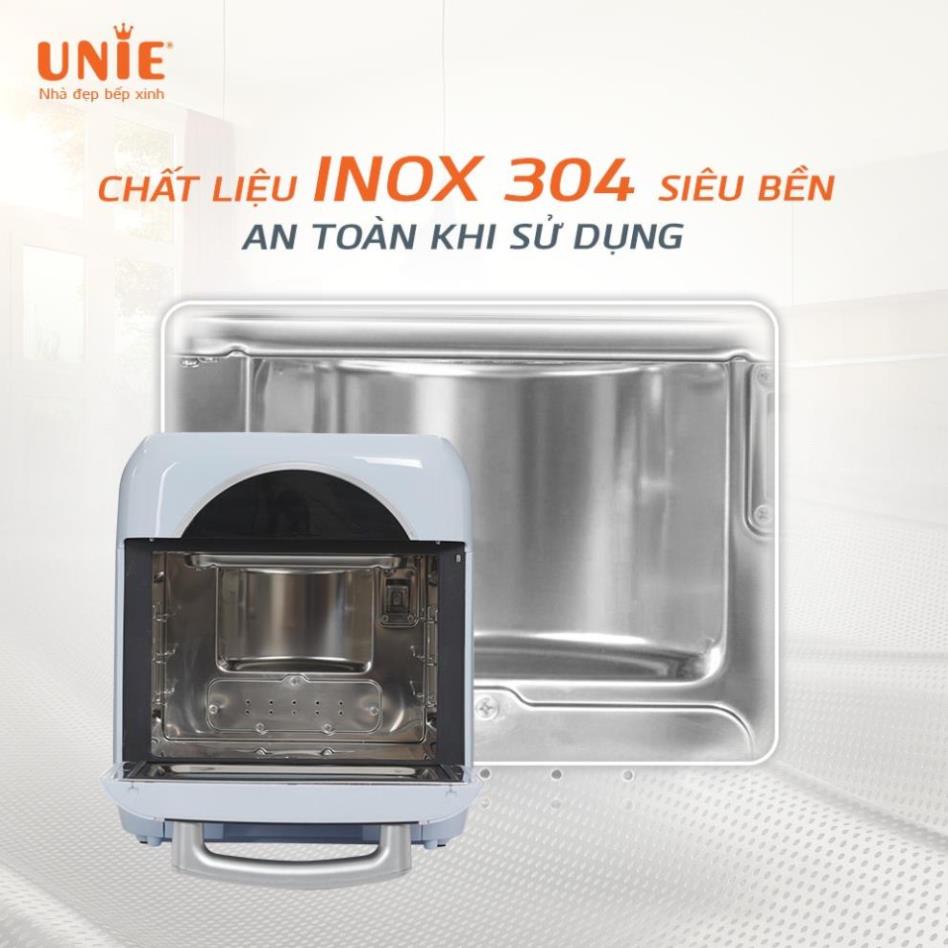 NỒI CHIÊN KHÔNG DẦU ĐA NĂNG , NỒI CHIÊN HẤP UNIE STEAM COLOR 15L CHIÊN HẤP THÔNG MINH 2 TRONG 1 -NM