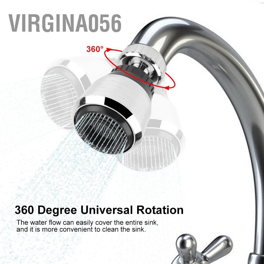 Virgina056 Faucet Bubbler Turbo Adjustable Sink Sprayer Jet Water Saving Device Economizer