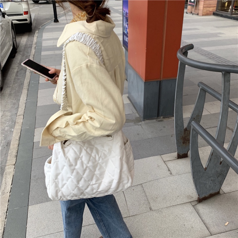 Túi đeo vai IELGY vải canvas Hàn Quốc xinh xắn cho nữ