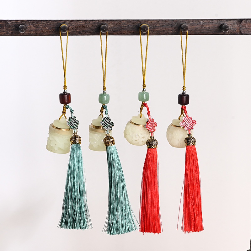 Móc treo phát sáng phong thủy lưu trữ hương mẫu mã độc đáo đem lại bình an may mắn treo túi xách, điện thoại, quà tặng