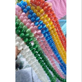 Đá mắt mèo sỉ chuỗi 40 hạt làm vòng tay