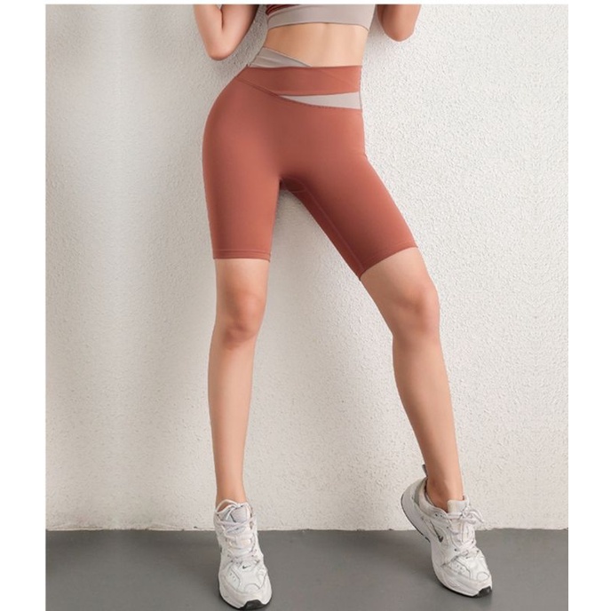 Bộ quần áo tập gym yoga thể thao nữ vải cao cấp bộ đùi ngố