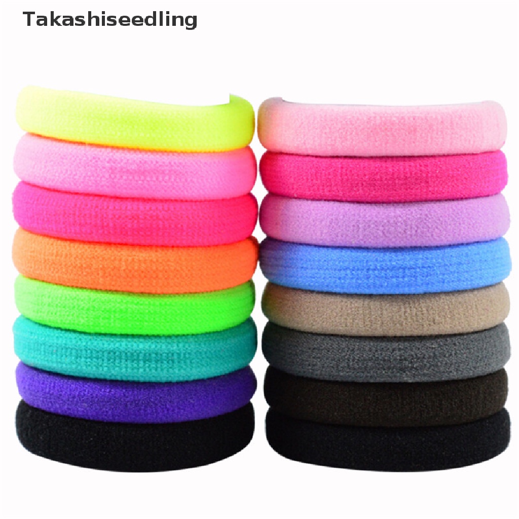 Set 10 dây buộc tóc co giãn phong cách đơn giản thời trang dành cho nữ