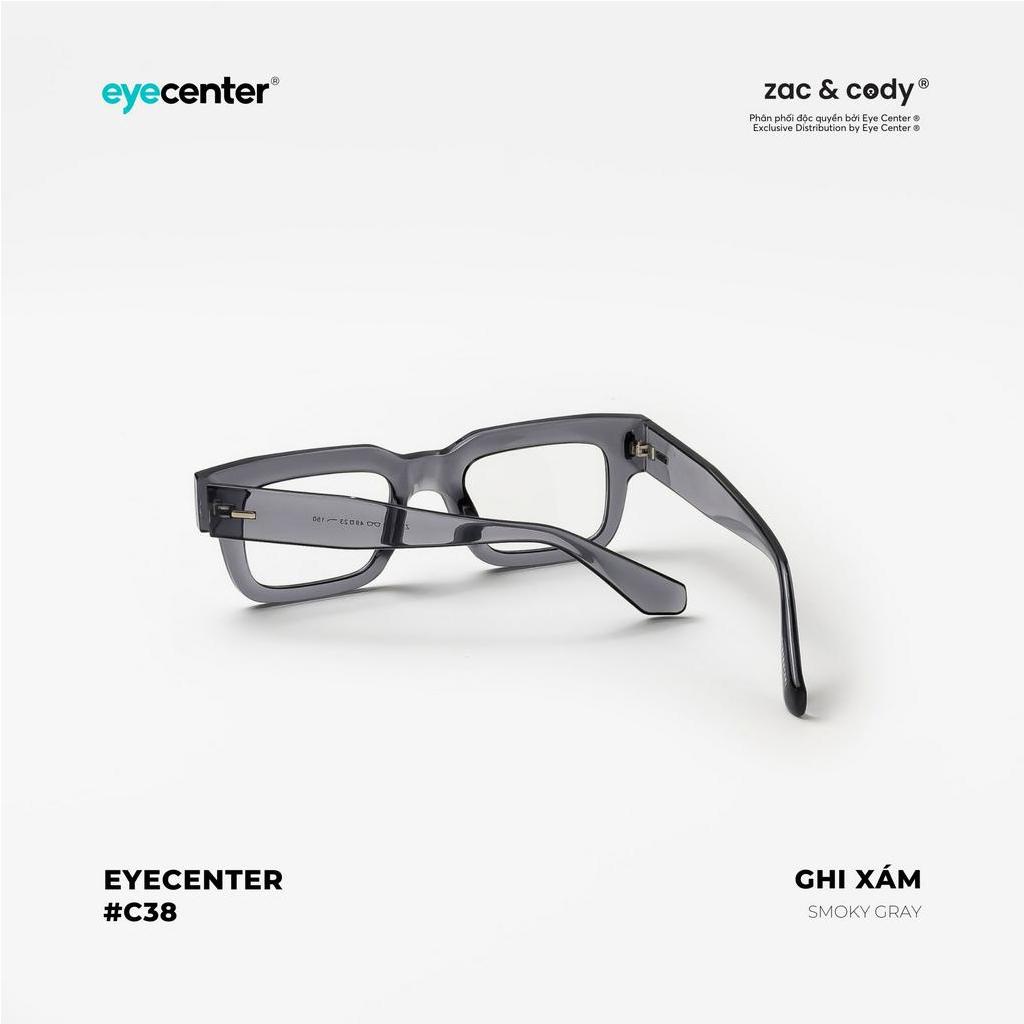 Gọng kính cận nam nữ chính hãng EYECENTER C38S nhựa dẻo nhập khẩu by Eye Center Vietnam