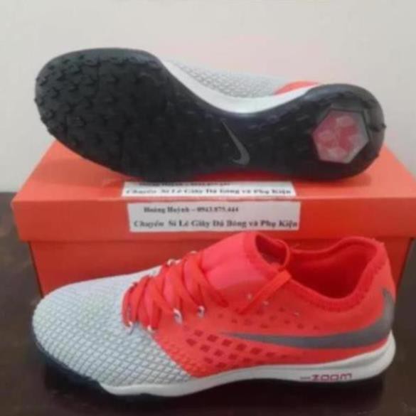 Giày đá bóng TQ  Hypervenom PhantomX III PRO TF đỏ xám