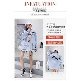 .... Áo khoác nữ form rộng