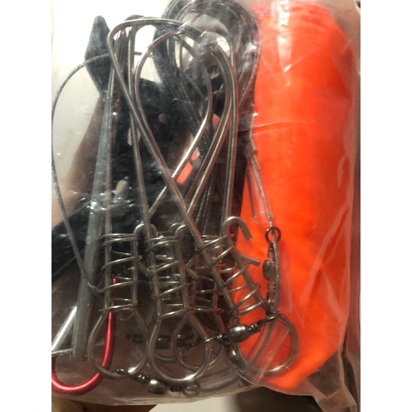 dây xích mang cá inox 5 móc 10 móc