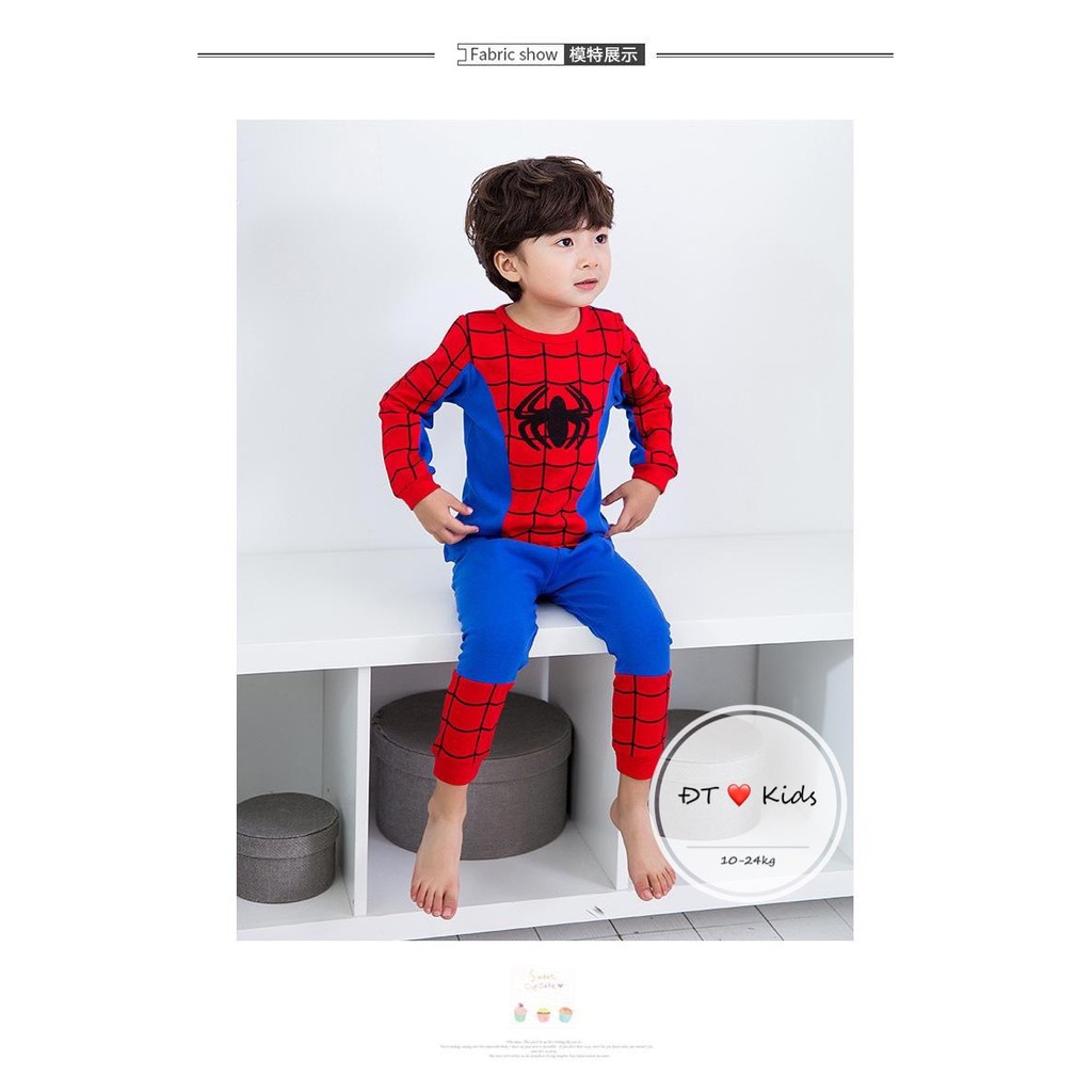 Bộ Siêu Nhân Nhện - spiderman cho bé trai 6m-12m