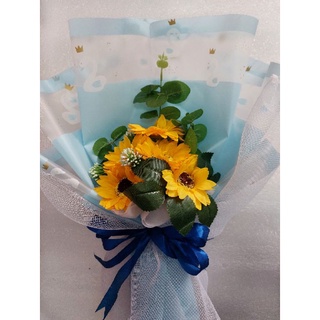 Bó sáp hướng dương 5b sang chảnh