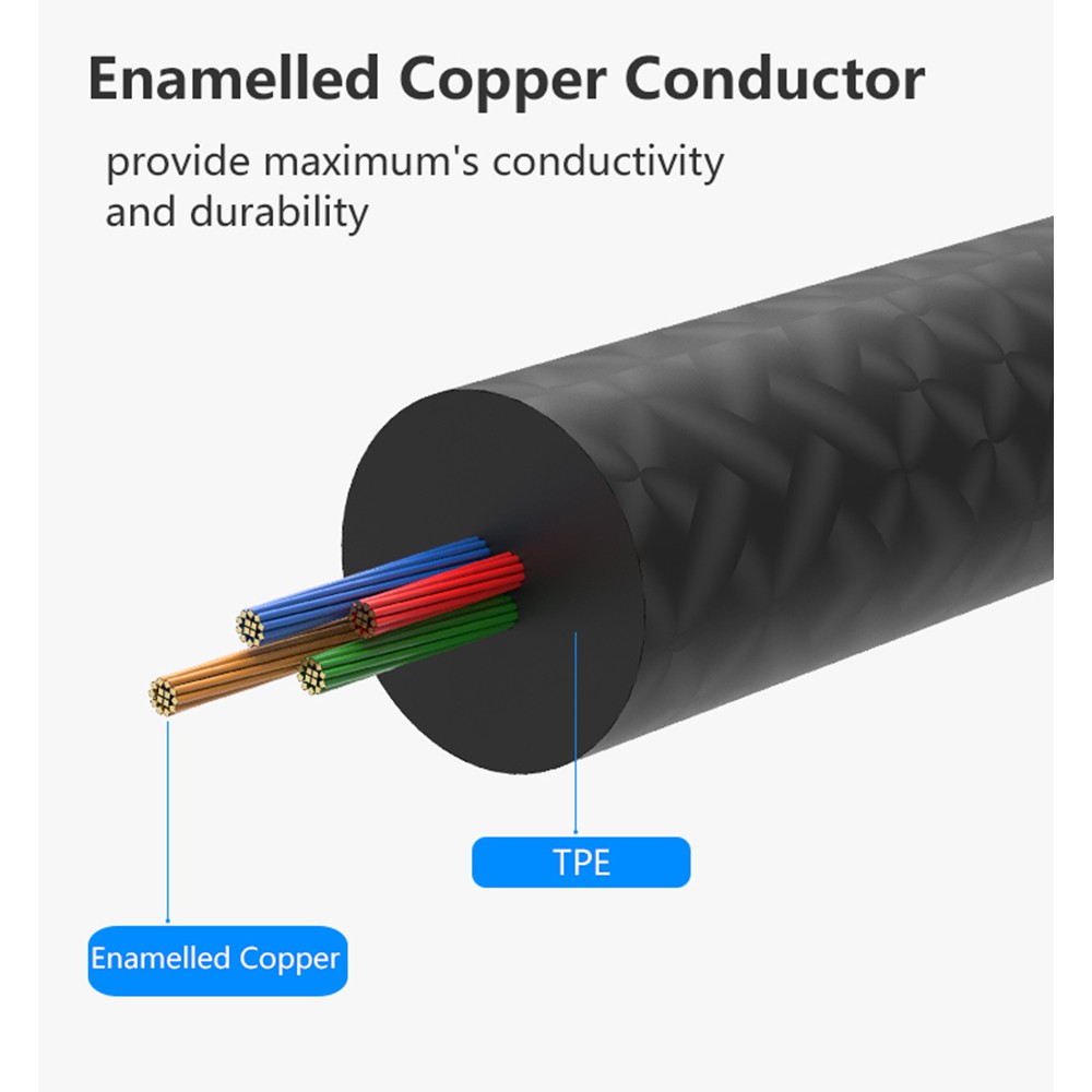 Dây chia âm thanh chữ Y đầu cắm 3.5mm cho máy tính tiện dụng