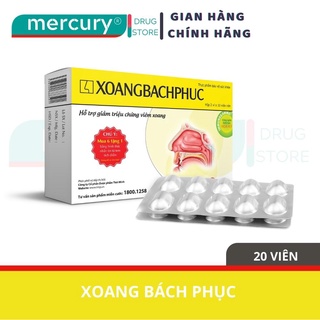 Viên uống hỗ trợ điều trị viêm xoang Xoang Bách Phục 20 viên