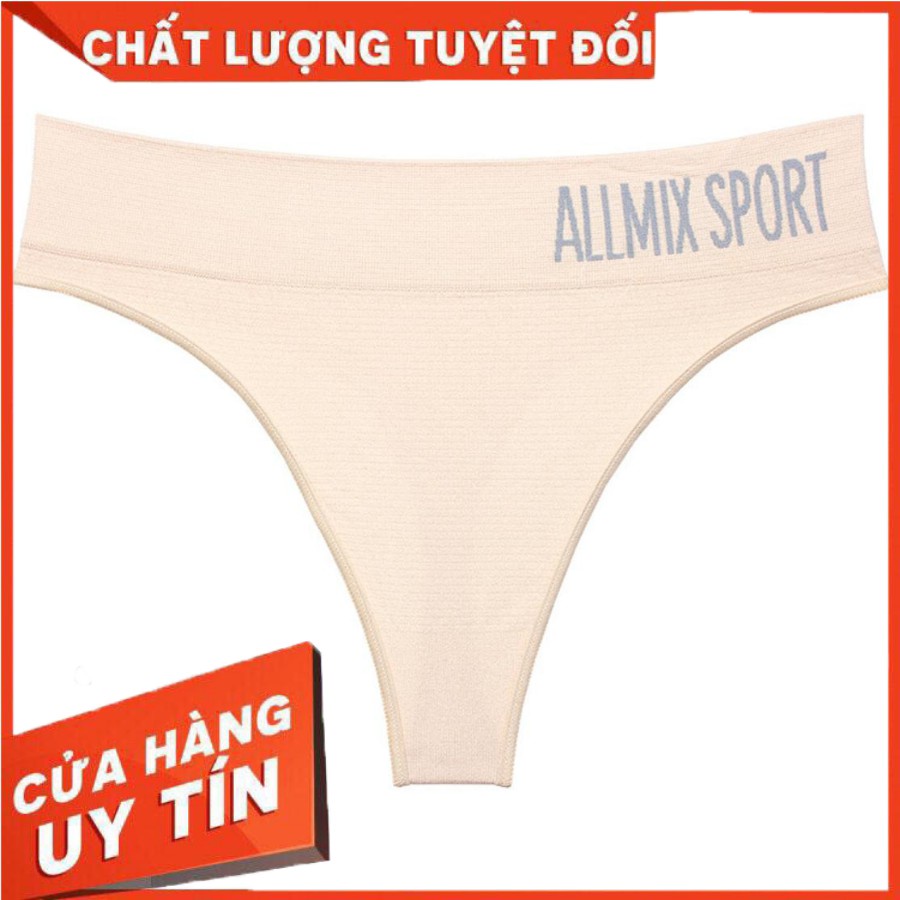 Quần lót lọt khe nữ sexy (Giá Rẻ Hủy Diệt) Allmix Sport cotton thể thao cạp to - LK08 | BigBuy360 - bigbuy360.vn