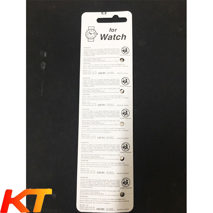 PIN SR616, SR616SW, 321 1.55V MAXELL PIN ĐỒNG HỒ.