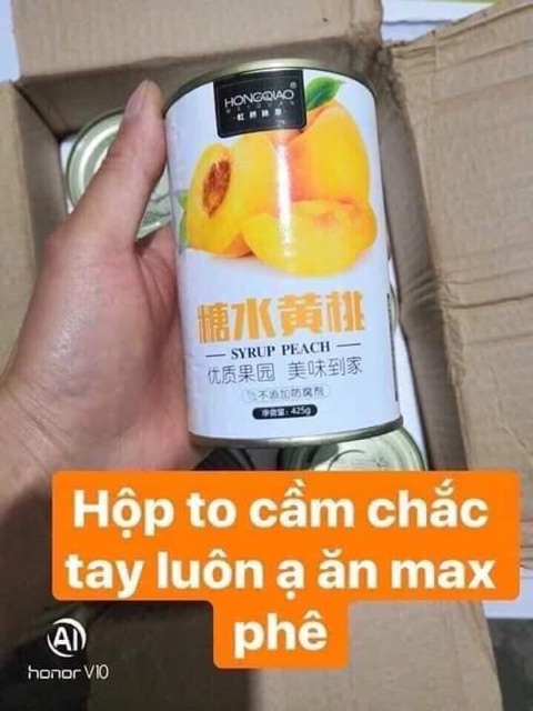 1 HỘP 425gr TRÀ ĐÀO NGÂM