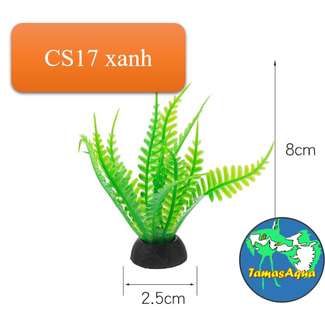 Cây cảnh, cây trang trí nhựa cho hồ cá, hồ tép thủy sinh
