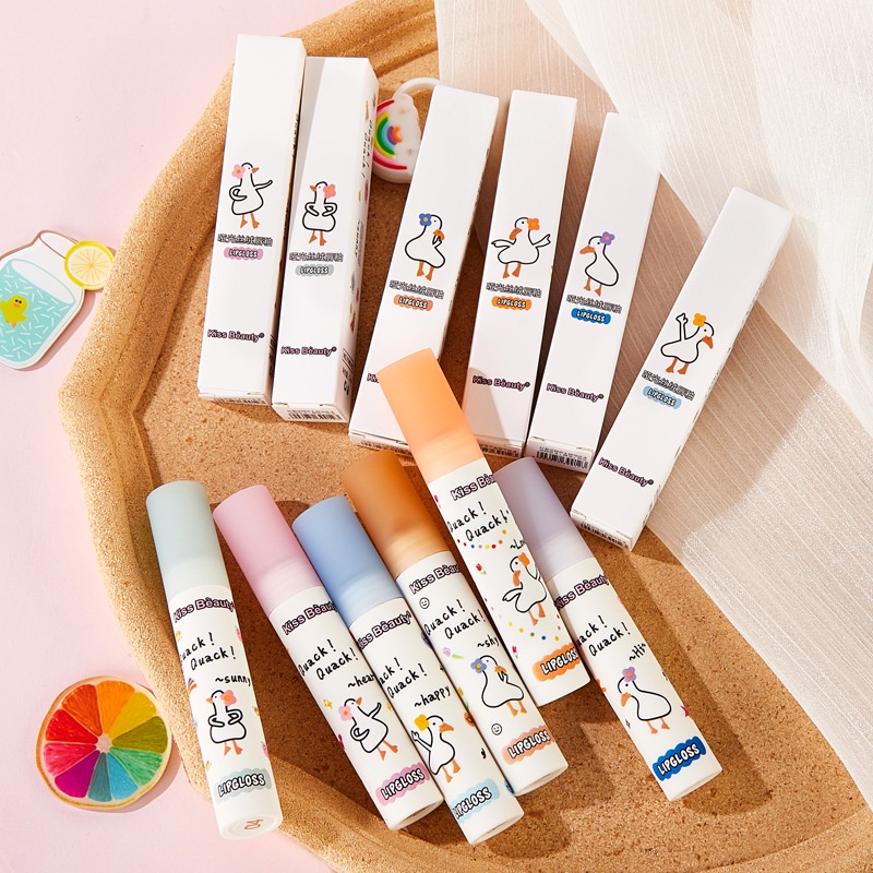 [Hàng mới về] Son kem Kiss Beauty tông nhung lì dưỡng ẩm lâu trôi