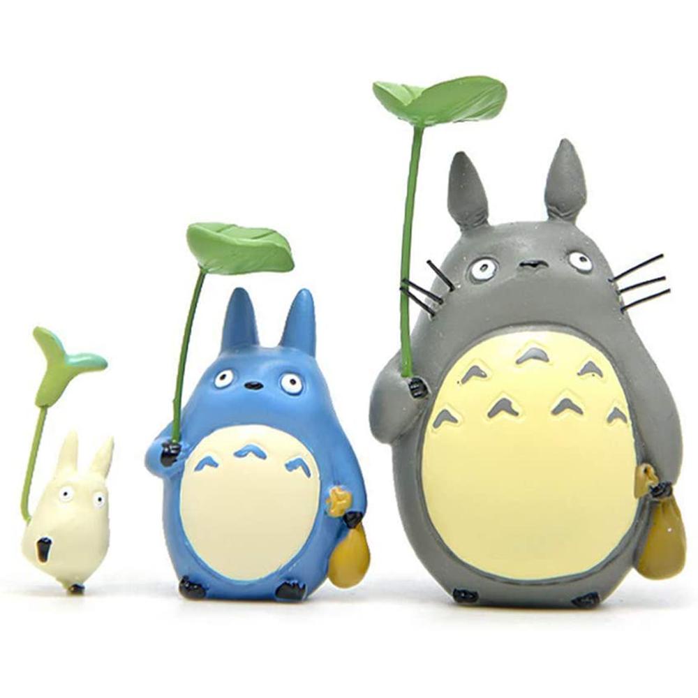 Set 3 Đồ trang trí Các Nhân Vật Hoạt Hình Miyazaki Hayao Dùng Để Trang Trí Tiểu Cảnh