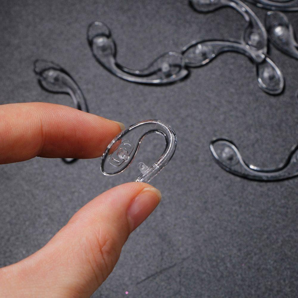 BERNARDO Set 5 Miếng Đệm Mắt Kính Trong Suốt Chống Trượt Hình Chữ U Dành Cho Nam Nữ