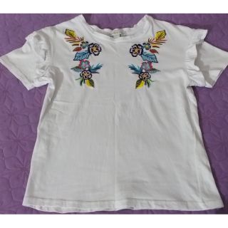 Áo trắng thuê hoa canche use,áo cam HM new