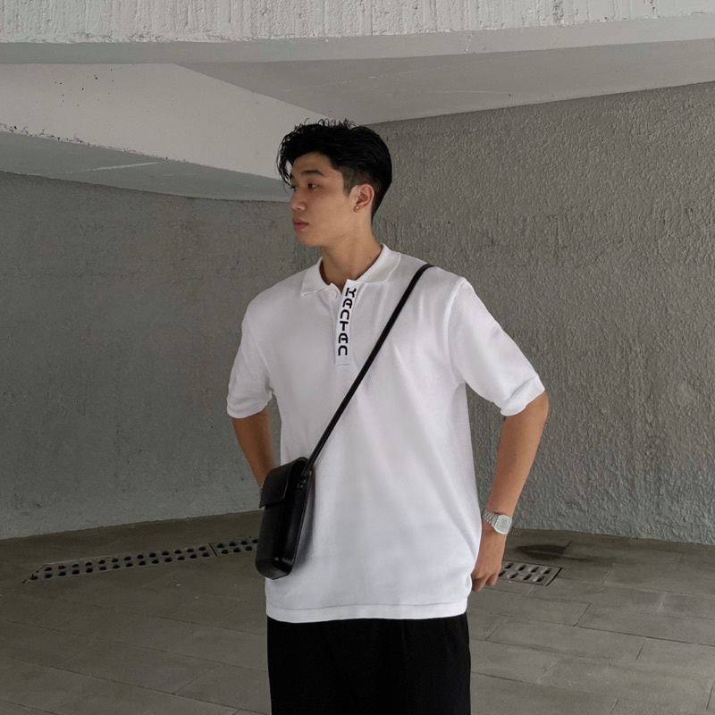 Áo polo unisex dệt kim