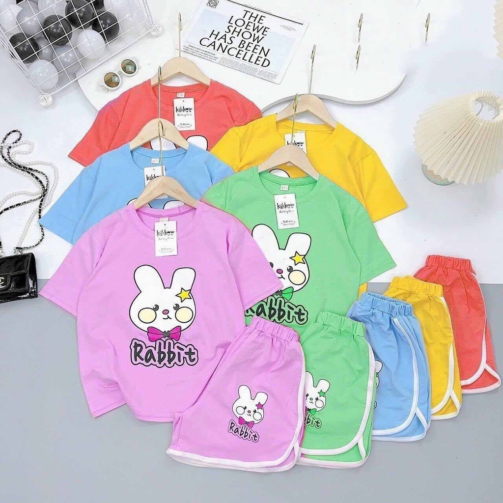 [HOTI] BỘ CỘC TAY THỎ CON CHẤT COTTON MỀM MÁT SIÊU ĐÁNG YÊU CHO BÉ 8-24KG. VIDEO THẬT, XƯỞNG MAY BIBO