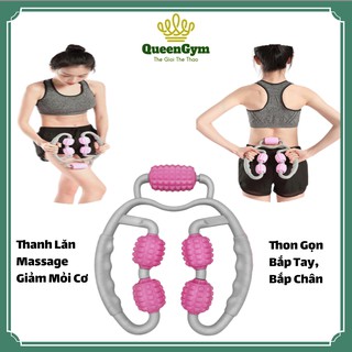 ⭐️Con Lăn Massage Tay Chân QueenGym Đa Năng ⭐️ Dụng Cụ Hỗ Trợ Thon Gọn Bắp Tay, Bấp Chân Giảm Mõi Cơ
