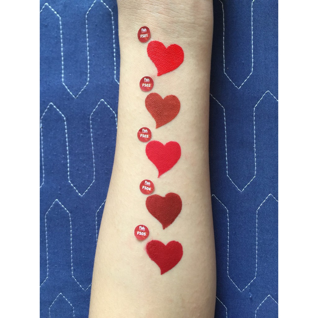 Son Kem Fish Cosmetic Đẹp Lì Handmade Ảnh Video Quay Thực Tế Sản Phẩm | BigBuy360 - bigbuy360.vn