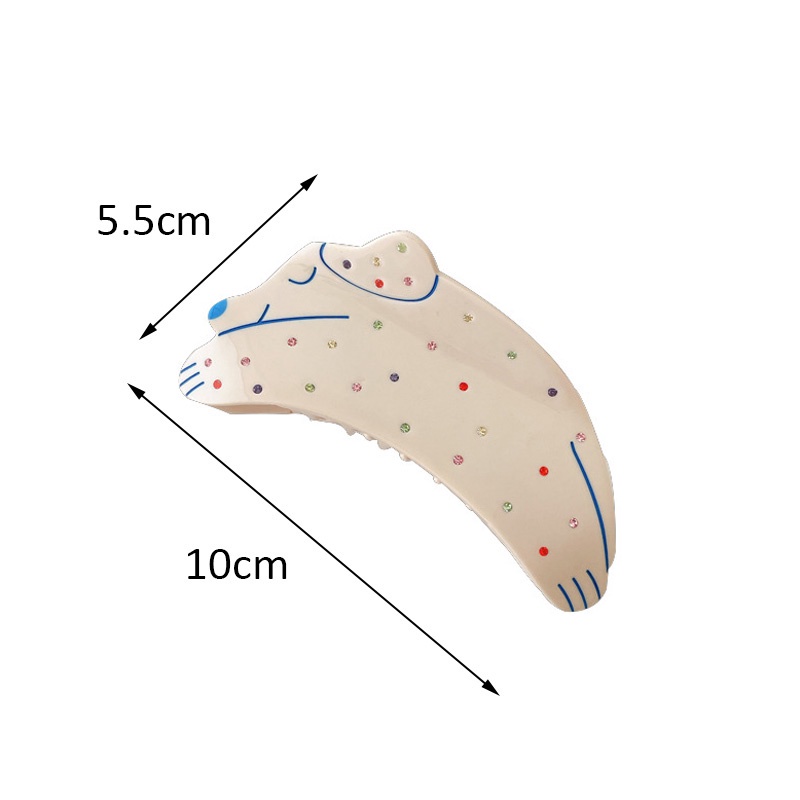 Kẹp tóc hình chú cún đính đá dễ thương cho nữ