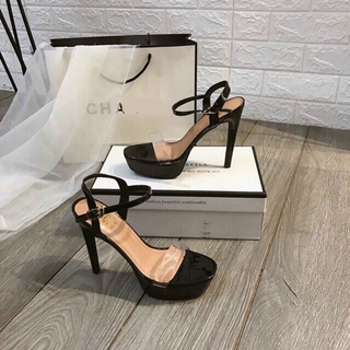 [Ảnh thật] Giày Sandal Cao Gót QUAI TRONG Đế Đúp Siêu Sang– SuBim.Store – Gót Nhọn 11p đúp mũi 3p