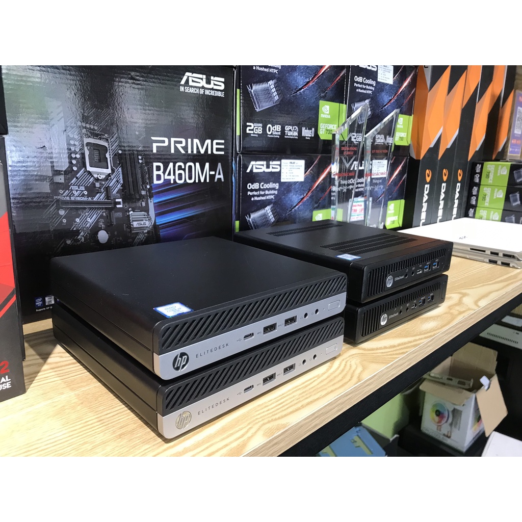 Mini PC HP 800 G2 i5 6500T, i3 6100T RAM 8G SSD 256G/128G WIN 10 WIFI SIÊU MẠNH