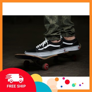 [CÓ SẴN] Giày Sneaker Vans Old Skool black/ white (đen trắng )