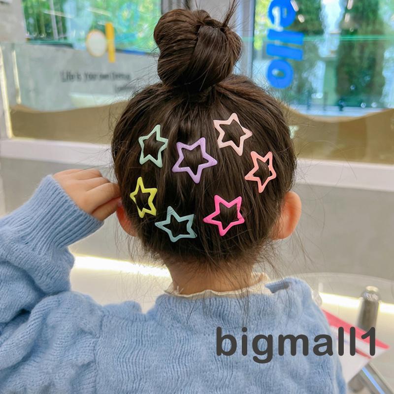 Set 8 Kẹp Tóc Hình Dáng Dễ Thương Cho Bé Gái