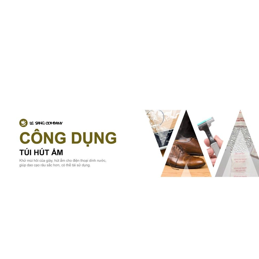 Gói hút ẩm đóng gói 100 Gram (bịt 1 KG)-Gói chống ẩm