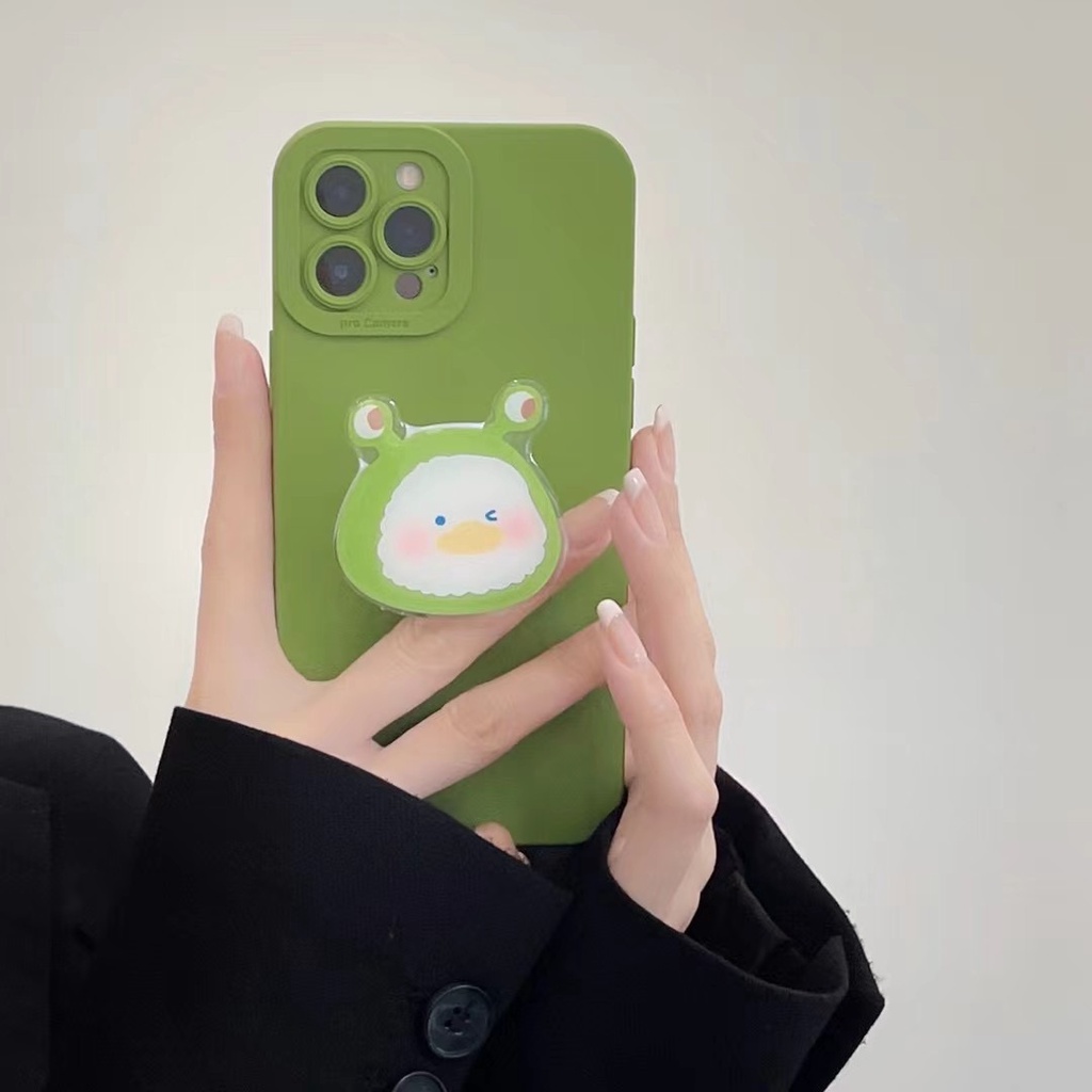 Ốp Điện Thoại tpu Họa Tiết Quái Vật Dễ Thương Kèm Giá Đỡ Cho iphone 13 pro max ins12 pro max 11 pro max xsmax